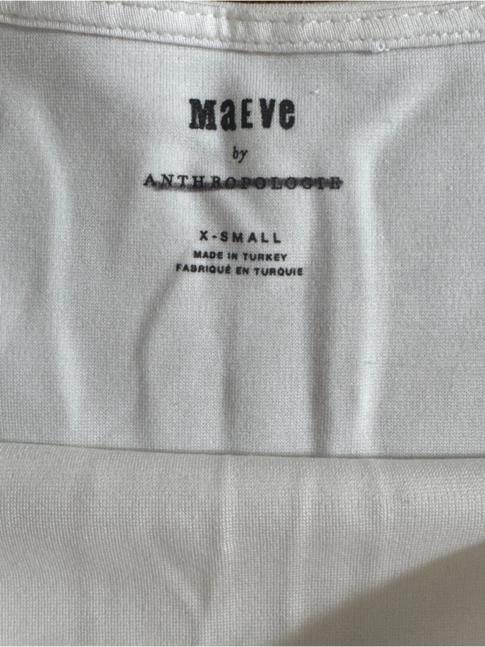 Maeve Anthropologie White Off-Shoulder Crop Top - Picture 7 of 10